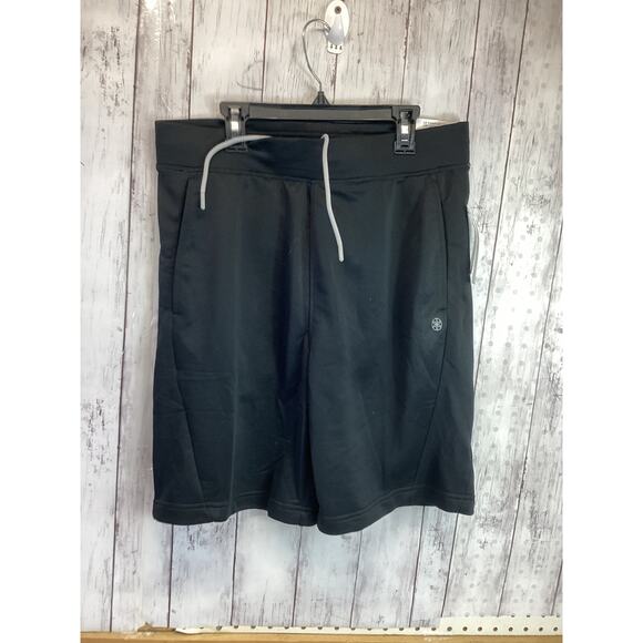 Gaiam Mens Hybrids Black Trunks Short Drawstrings Elastic Waist NWT Size Medium - Picture 1 of 5